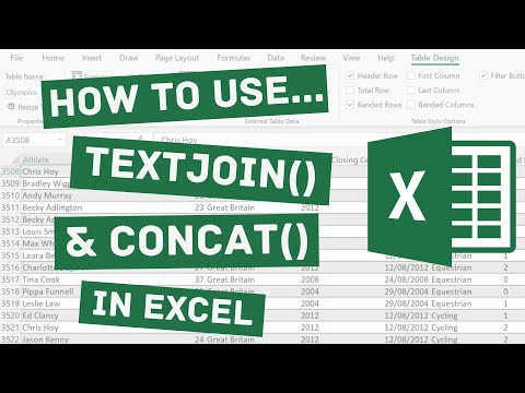 How to Use TEXTJOIN and CONCAT in Excel