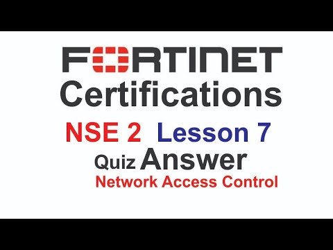 NSE LESSION 7 Network Access Control