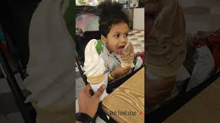இந்த summer 🌞⛱️ Ku super flavour la ice cream 🍦 #dayinmylife #food #youtuber #milkice #softicecream