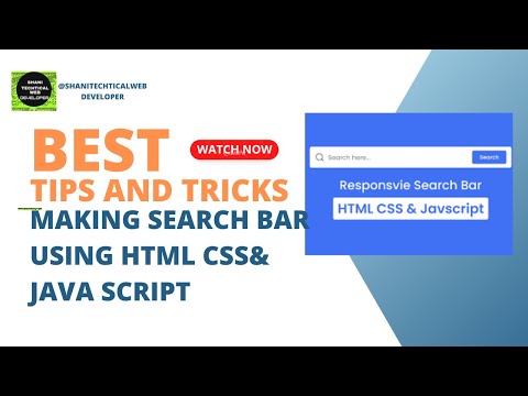 How To Make Autocomplete Search Box For Website Using HTML CSS & JavaScript
