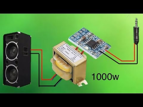 DIY Transformer turn into ultrabass amplifier | how to make amplifier at home