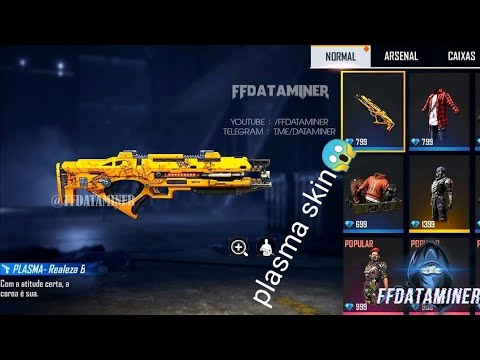 New gun skin | plasma skin😱|dragnarov skin  | full detail| in Malayalam