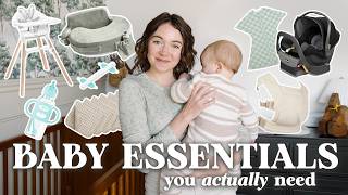 What You ACTUALLY NEED (And DON’T) For Baby | +30 MINIMALIST Baby Essentials To Add To Your Registry
