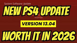 NEW PS4 System Software Update 13.04 2026