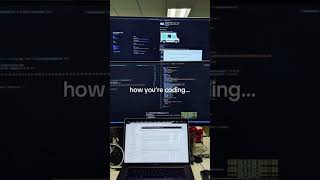 Office vs. beach bliss! 🌊 #programming #codinglife #developer #techtok #coding #engine #thejake111
