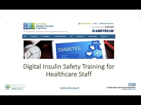 CDEP's Digital Insulin Safety Training