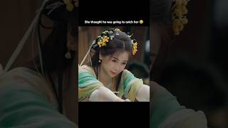 She thought he was going to catch her 😂 love game in eastern fantasy ep 1 #estheryu #dingyuxi #funny
