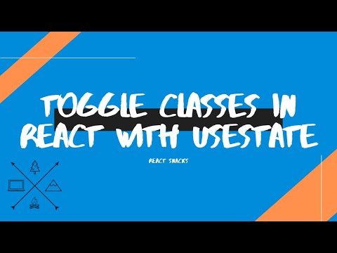Toggle classes in React without jQuery