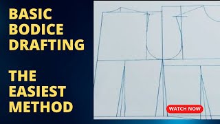 Basic bodice drafting using the Helen Armstrong's bust dart method @classybymavy
