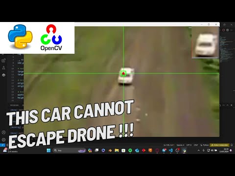 Real-Time Car Tracking from Drone 🚘🤖 | AI-Powered Target Lock for Autonomous Flight