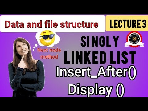 insert any node in singly linked list|| singly linked list in data structures||dfs link list 🤓