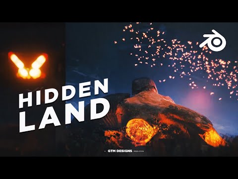 Creating Environment in Blender (Hidden Land)