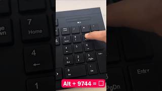 ✔️ How to Insert a Checkbox Symbol Using a Shortcut! #Shorts
