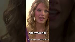 Discovering Taylor Swift's Passion and How a Chance Encounter Led to Her First Song #shorts