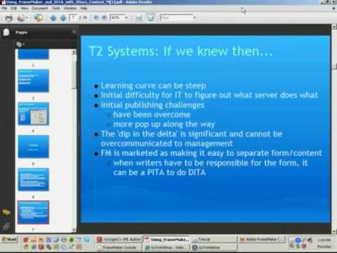 2/7 FrameMaker, DITA-FMx, and XDocs Intro Webinar