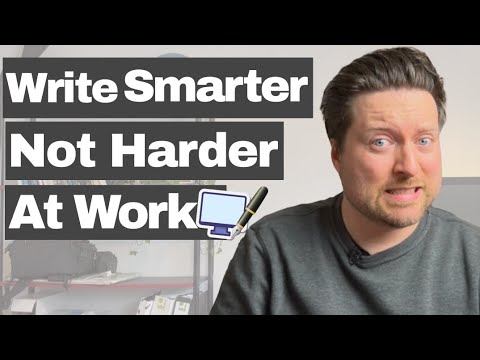 Two Simple Steps to MASTER Your Work Writing Skills