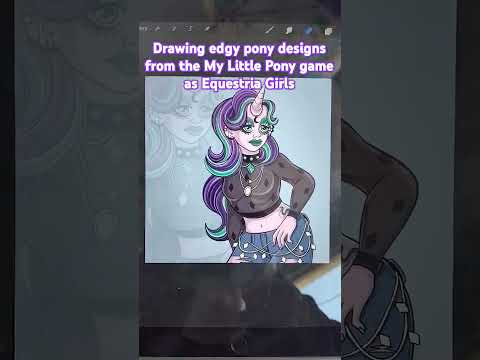 Drawing edgy MLP characters part 7! I had to do Starlight too 😁 #mlp #starlightglimmer #illustration