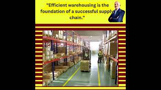 Warehouse Monday Mantra I  #LogBizPro #AIinlogistics  #efficientwarehousing #3PL #logistics #SCM
