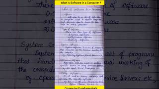 What is Software in a computer?|Computer Fundamentals
