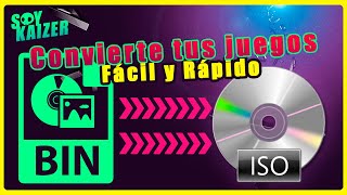 Como Convertir un archivo BIN a ISO fácil para tu PS2