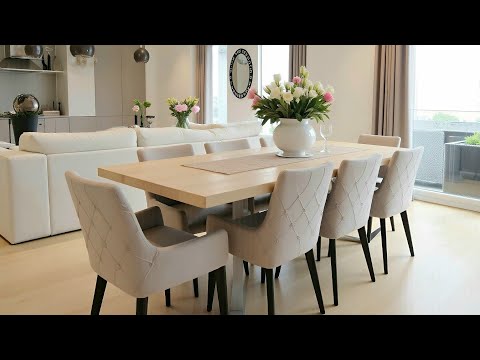 Top New Dining Room Design Ideas 2025 | Modern Dining Tables & Stylish Living Room Decor Trends
