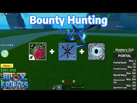 Triple Katana + Portal Bounty Hunt - Blox Fruits