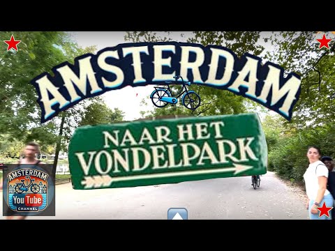 Amsterdam Bicycle Video 33 A Chill Round Through Vondelpark, Favourite Place in the World 27/09/2024