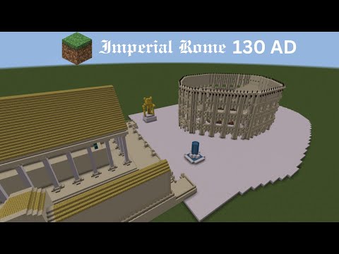 Minecraft - Imperial Rome in 130 AD | Build Showcase Part 1