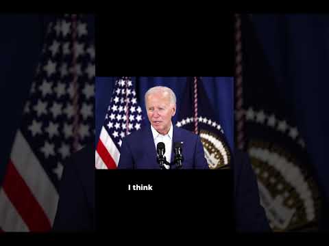 Biden's speech explaining why he withdrew from the 2024 presidential race.