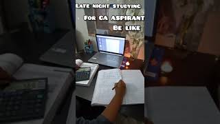 Late night study vlog || CA apirant || CA motivation 🔥 #caaspirants #latenightstudy #study