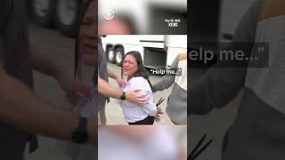 Migrants detained by ICE agents after appearing for scheduled asylum case court hearings #shorts