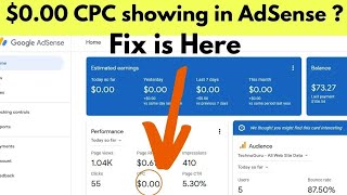 $0 00 CPC showing in AdSense | Fix AdSense Issues | Trending AdSense Video 2023 | WaheTech Official