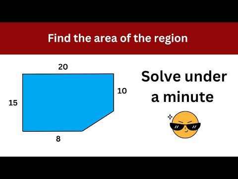 Olympiad | Find the Area of the given figure | Mathematics Animations