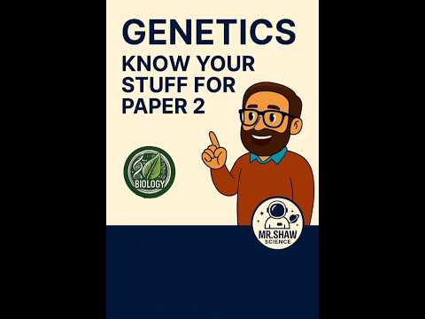Rapid GCSE Genetics & Evolution recap! Inheritance, crosses, fossils & key terms made simple.#gcse25