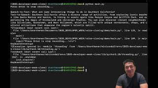 KEYNOTE: 2025 DeveloperWeek - Voice Cloning Demo