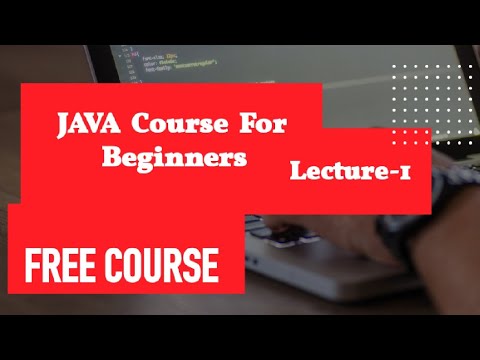 java introduction lecture no 1