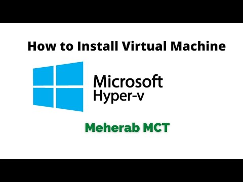 How to create a Virtual machine & Install operating system