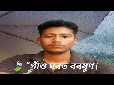 🍃 গাঁও ঘৰত বৰষুণ | Assamese Rainy Day