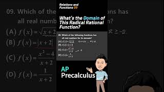 What’s the Domain of This Radical Rational Function? #FunctionDomain #Algebra2 #Precalculus