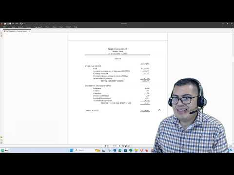 Estados financieros segun US GAAP para Constructoras.