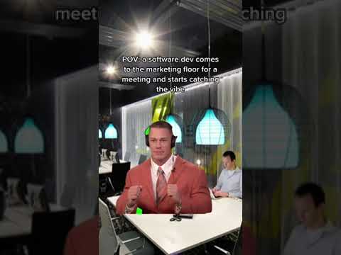 Software Developer Visits the Marketing Floor