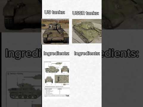 Tank ingredients in War Thunder