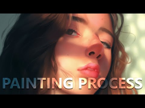Photoshop painting process - practice 22062024