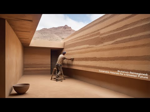 Brutalism Reimagined Sustainable Materials for a