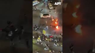 Burning Tyres And Chaos In Beirut As Hezbollah Rejects US-Backed Agreement | APT