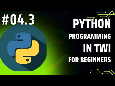 Learn Python Programming in Twi: Day 4.3 - Operators ( Assignment Operators )