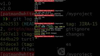 git: tag #coding #git #gittutorial #github