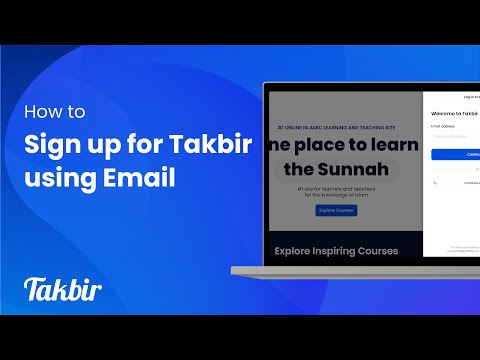 How to Sign Up on Takbir using Email – Quick & Easy!