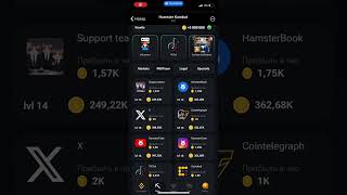 Telegram cryptogame Hamster Kombat new 3 cards (28.05.2024) #hamsterkombat #cryptogame  #youtube