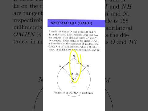 Hard SAT Geometry Question!! #SATMath #augustsat #digitalsat #maths #satmath #junesat #sat